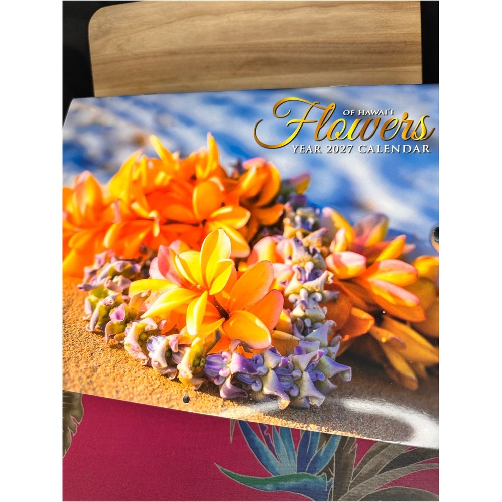 FLOWERS of Hawaii 2027 Hawaiian Twelve-Month Wall Calendar
